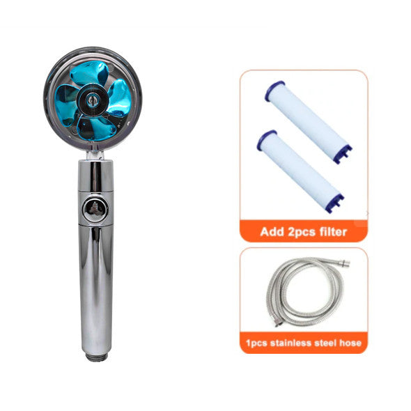 360° Rotating Shower Head: High-Pressure Water Saving