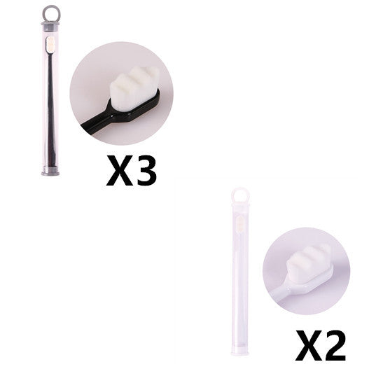 Ultra-Soft Toothbrush: Deep Clean, Portable Oral Care for Travel
