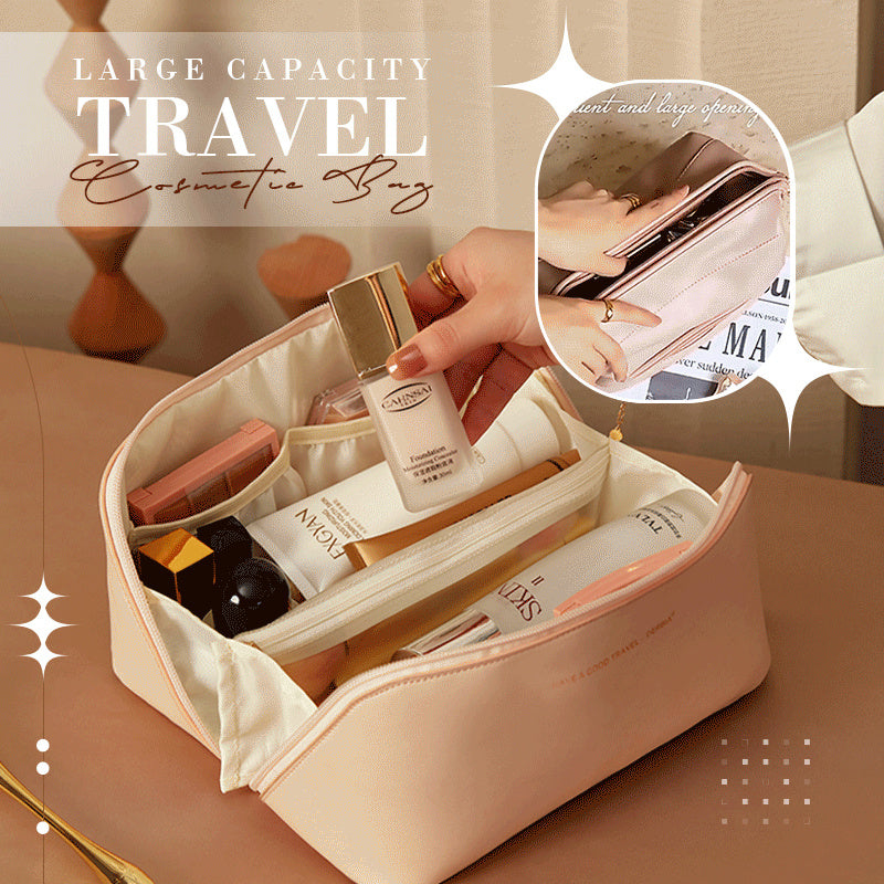 Large Multifunction Travel Cosmetic Bag | Women's Toiletry & Makeup Organizer Case