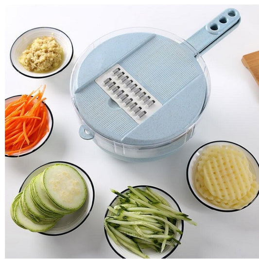 8-in-1 Mandoline Slicer: Versatile Kitchen Tool for Easy Prep