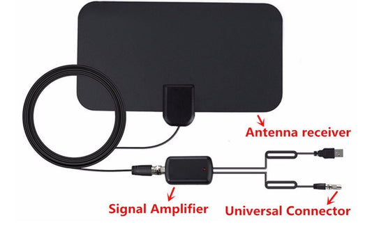 Compact DVB-T2 Digital TV Antenna - Crystal Clear HD Reception