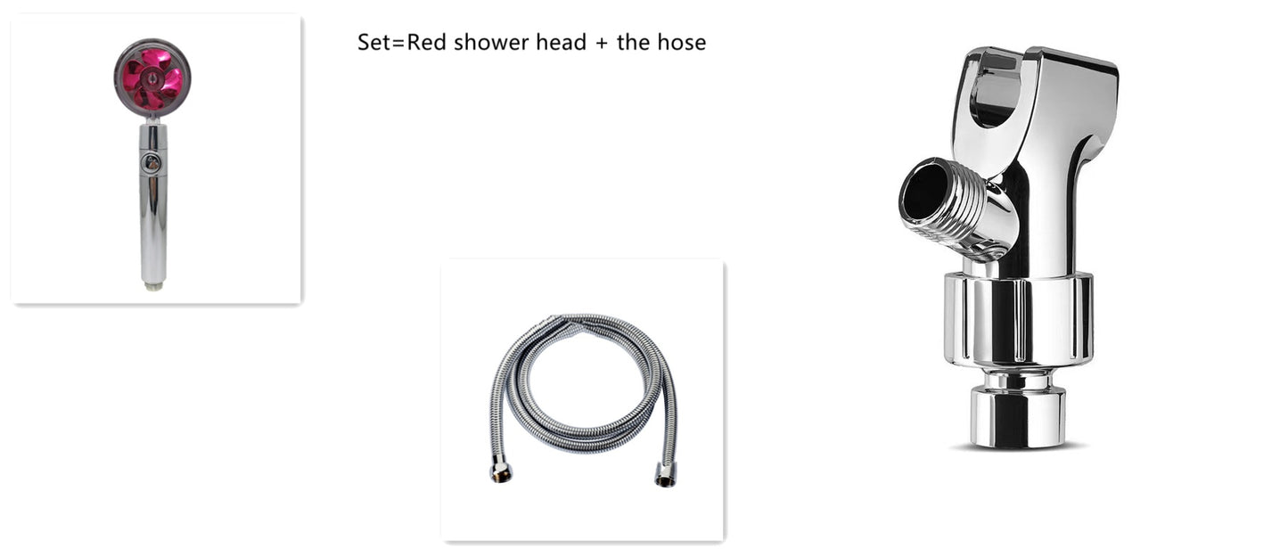 360° Rotating Shower Head: High-Pressure Water Saving