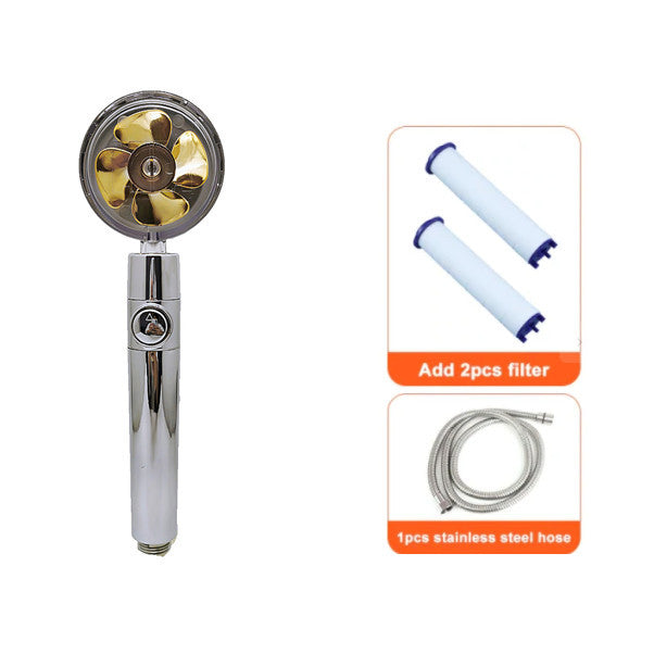 360° Rotating Shower Head: High-Pressure Water Saving