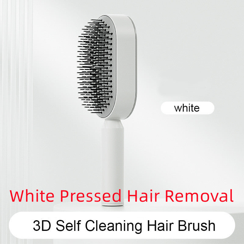 One-Key Cleaning Hair Brush: Massage, Reduce Hair Loss, Anti-Static