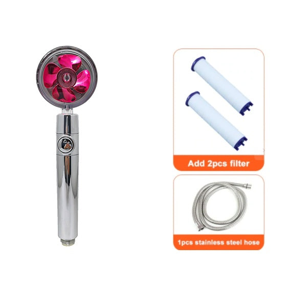 360° Rotating Shower Head: High-Pressure Water Saving