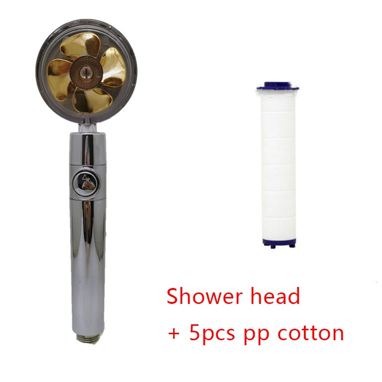 360° Rotating Shower Head: High-Pressure Water Saving