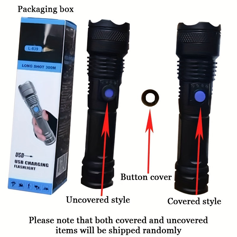 Rechargeable Handheld Flashlight: Powerful LED Light for Outdoor Adventures