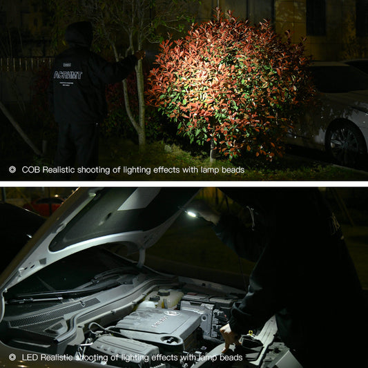 Rechargeable COB LED Keychain Light: High-Brightness Emergency Camping Work Lamp