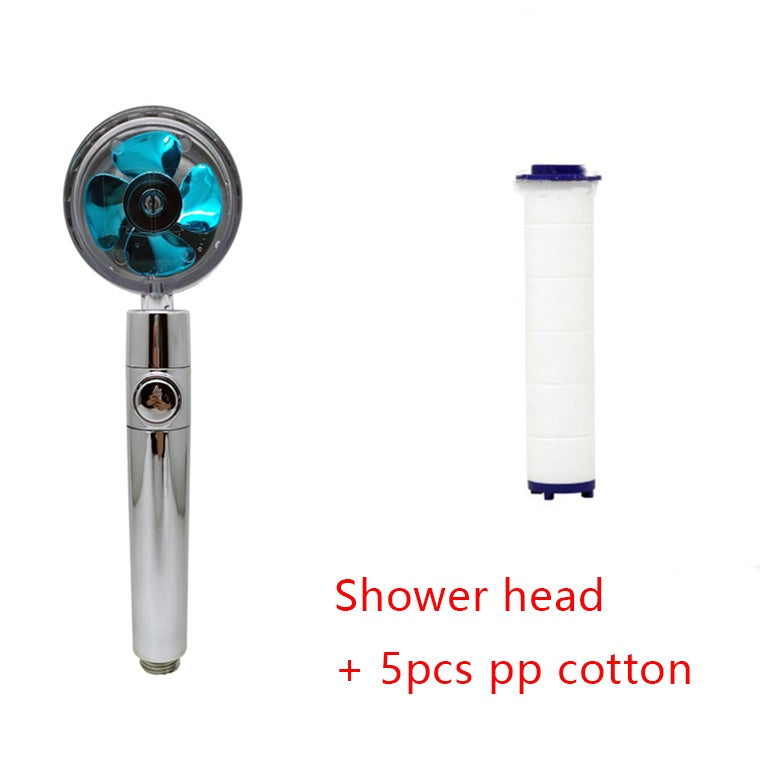 360° Rotating Shower Head: High-Pressure Water Saving