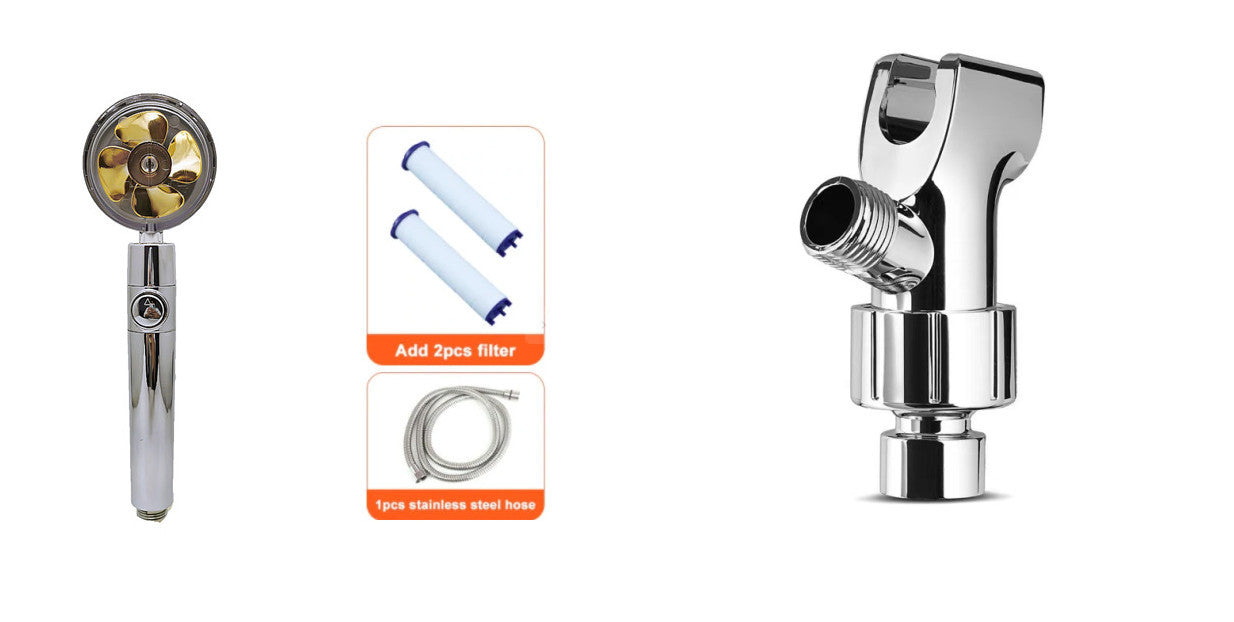 360° Rotating Shower Head: High-Pressure Water Saving