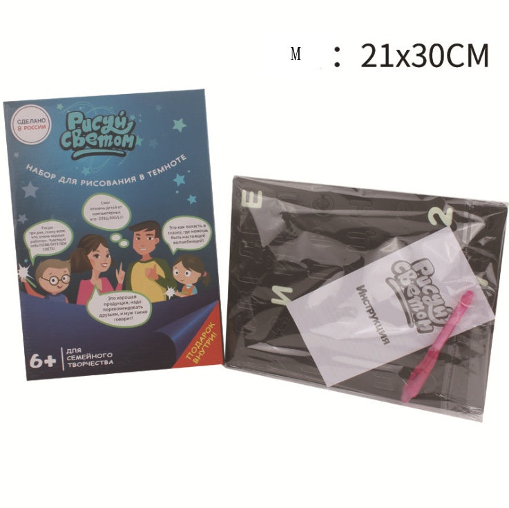 3D Magic Drawing Pad: Educational Toy with 8 Light Effects - Sketchpad & Puzzle Board