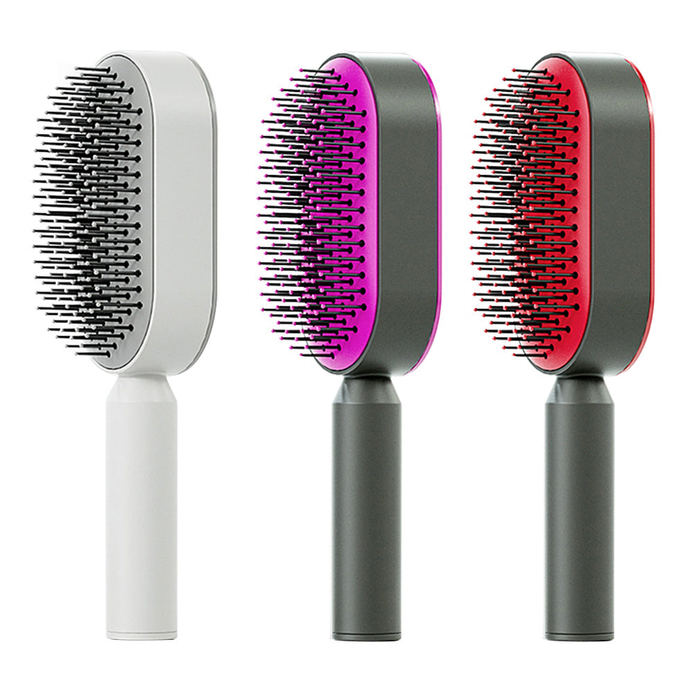 One-Key Cleaning Hair Brush: Massage, Reduce Hair Loss, Anti-Static