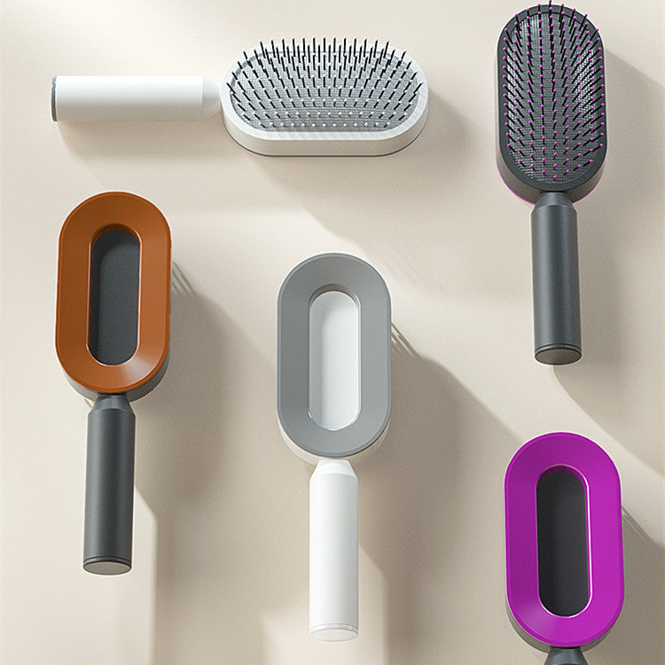 One-Key Cleaning Hair Brush: Massage, Reduce Hair Loss, Anti-Static