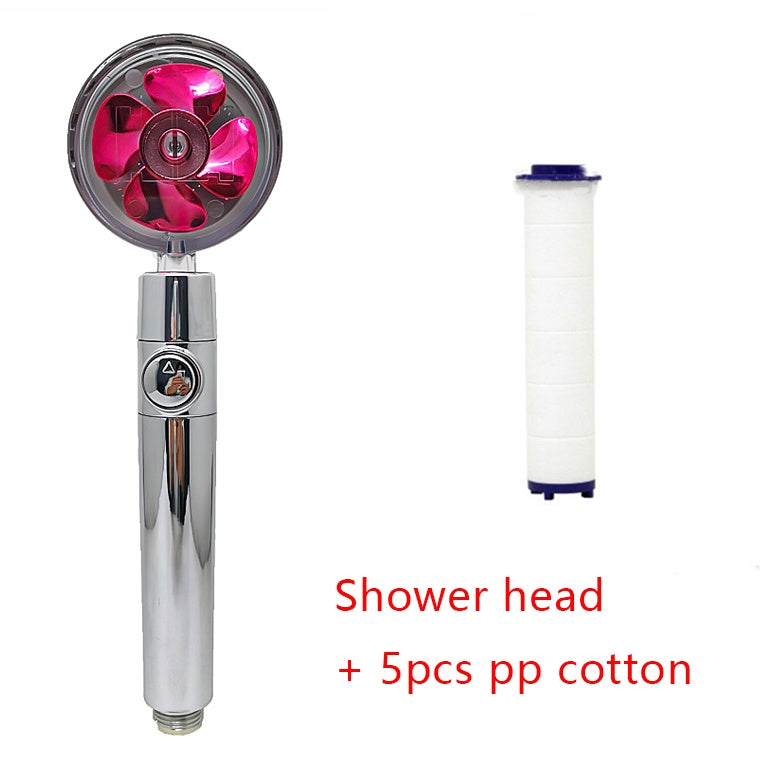 360° Rotating Shower Head: High-Pressure Water Saving