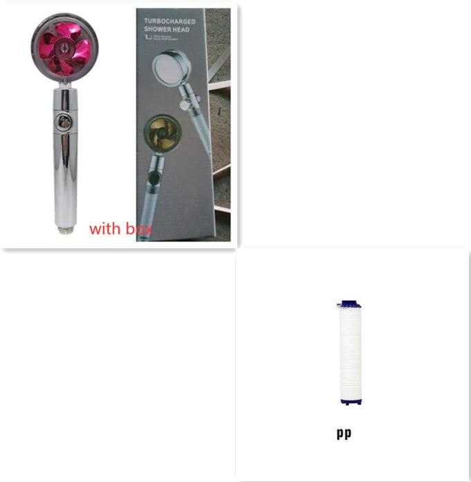 360° Rotating Shower Head: High-Pressure Water Saving