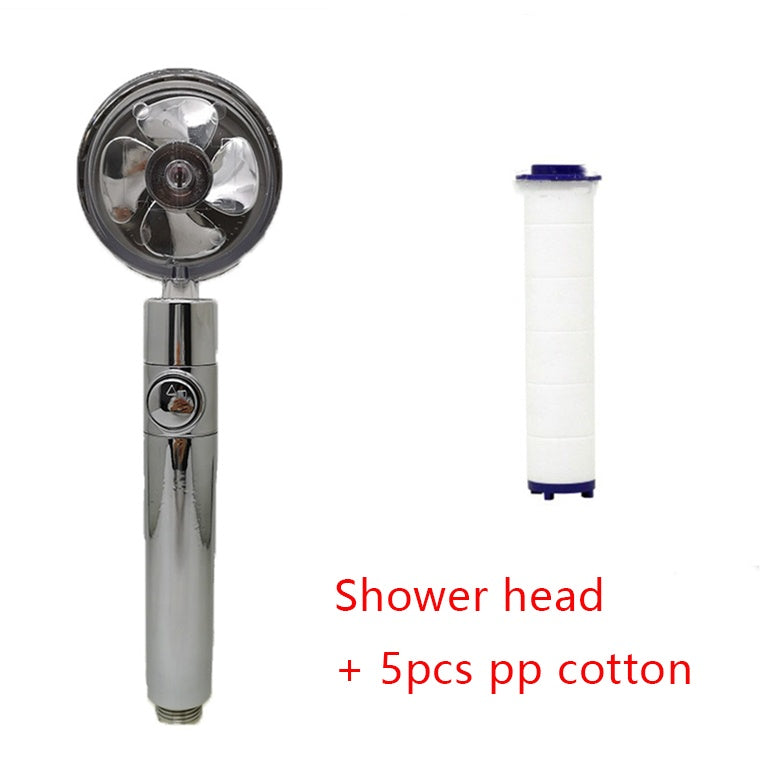 360° Rotating Shower Head: High-Pressure Water Saving