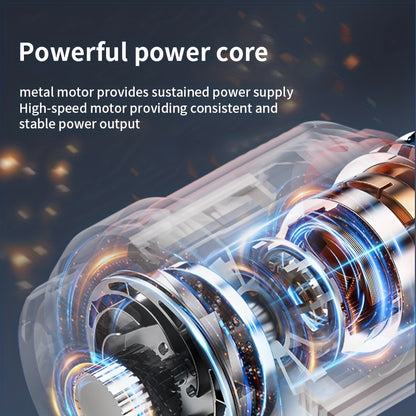 [Super Strong] Mini Car Mounted Vacuum Cleaner - High-Power, Dual-Purpose, Portable - For Sedan, Small Spaces