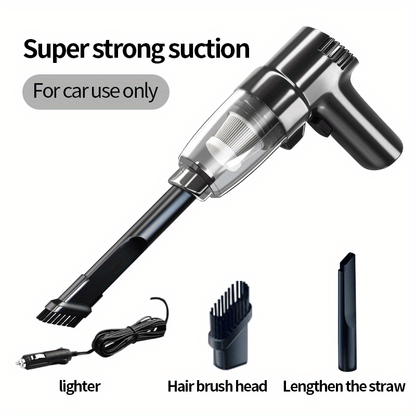 [Super Strong] Mini Car Mounted Vacuum Cleaner - High-Power, Dual-Purpose, Portable - For Sedan, Small Spaces