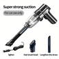 [Super Strong] Mini Car Mounted Vacuum Cleaner - High-Power, Dual-Purpose, Portable - For Sedan, Small Spaces