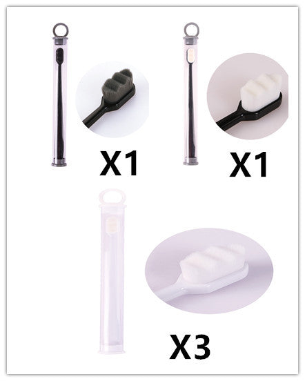 Ultra-Soft Toothbrush: Deep Clean, Portable Oral Care for Travel