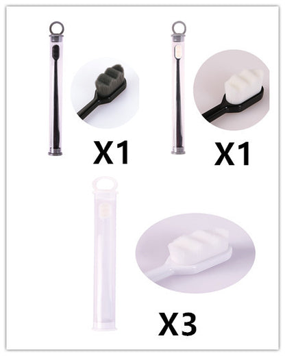 Ultra-Soft Toothbrush: Deep Clean, Portable Oral Care for Travel