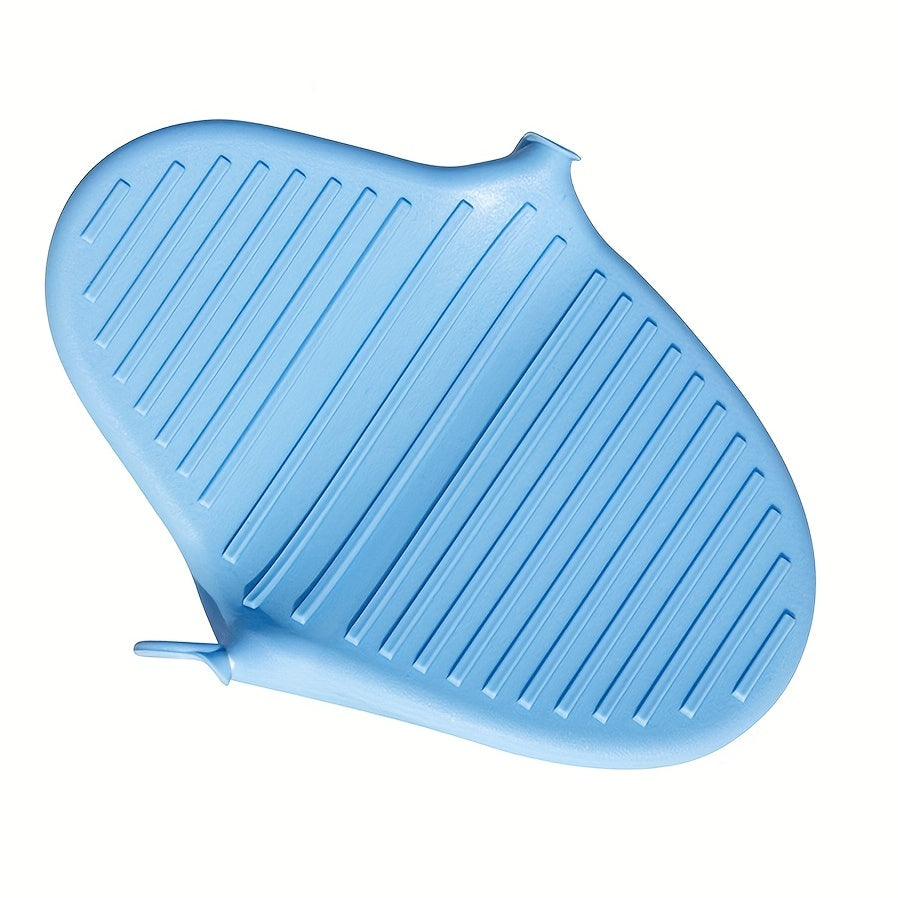2-Pack Silicone Oven Mitts: Heat Resistant Pot Holders for Cooking & Baking