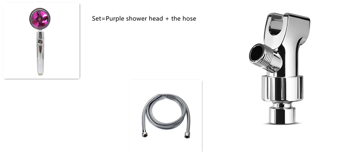 360° Rotating Shower Head: High-Pressure Water Saving