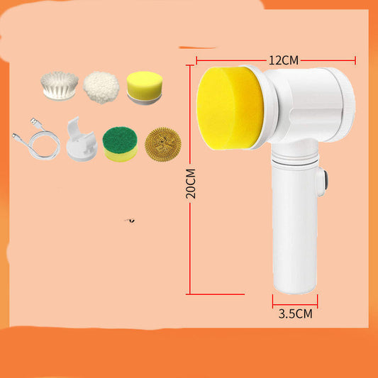 Multifunctional Electric Scrubber: Rechargeable Brush for Kitchen Cleaning