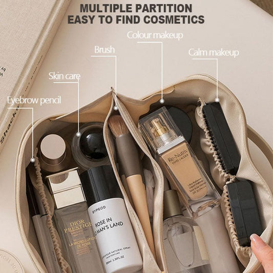 Large Multifunction Travel Cosmetic Bag | Women's Toiletry & Makeup Organizer Case