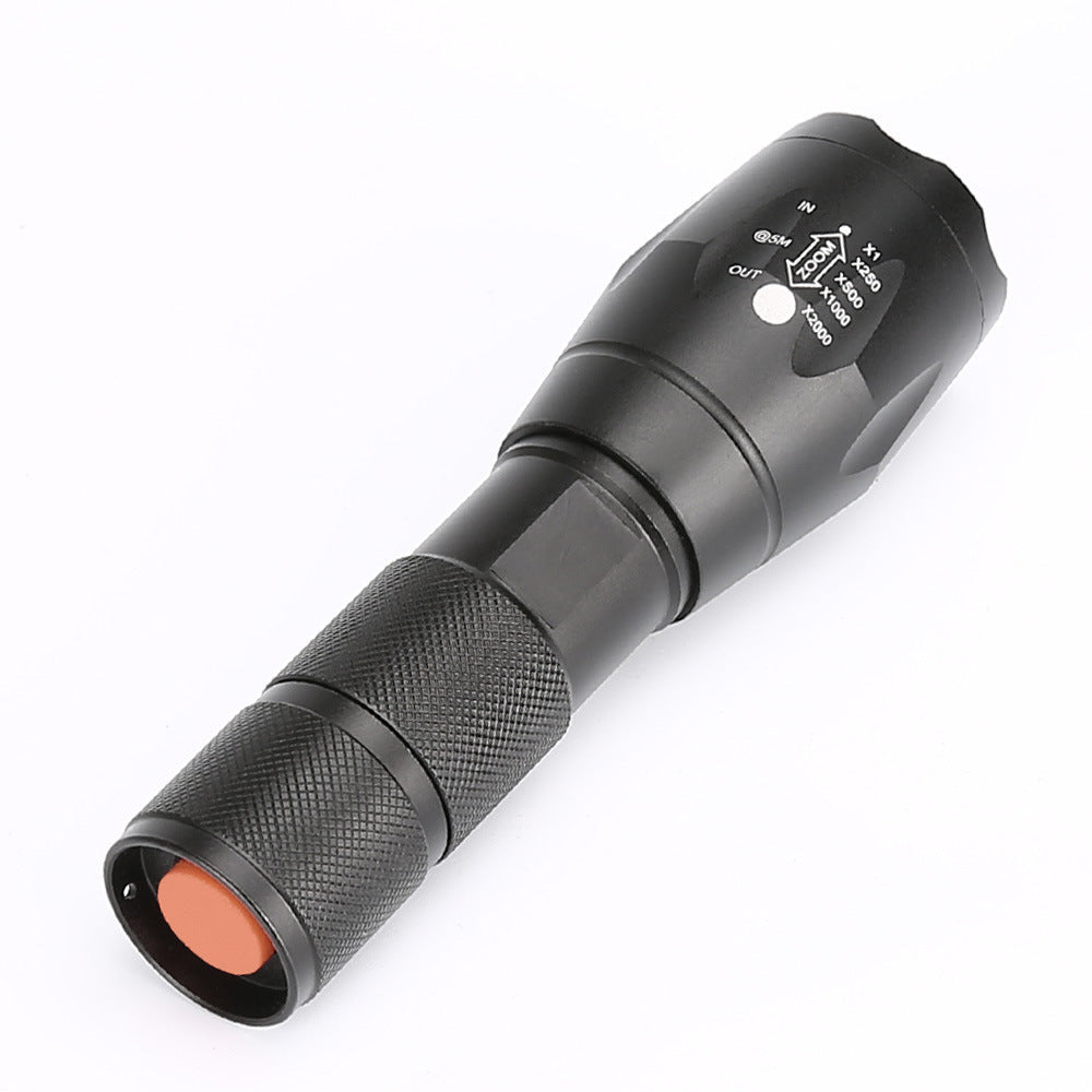 Portable LED Flashlight: Zoomable Torch for Hunting