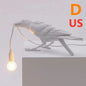 Stunning Resin Bird Wall Lamp: Auspicious Decor for Your Home