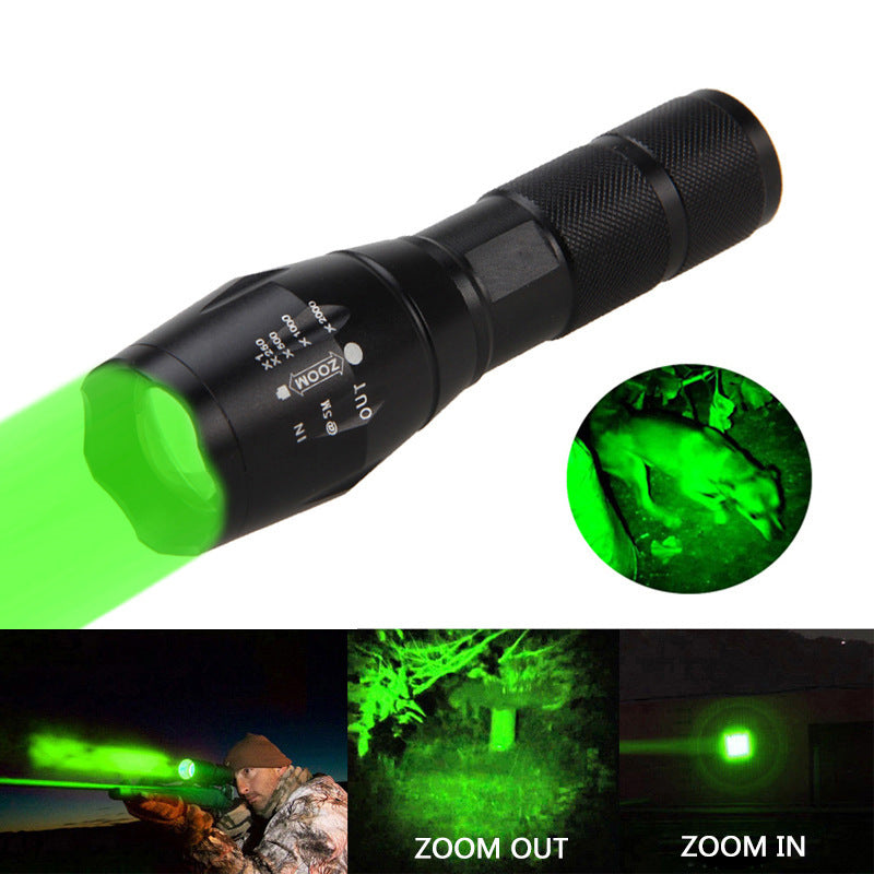 Portable LED Flashlight: Zoomable Torch for Hunting