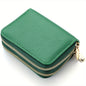 Stylish Womens Double Zipper Wallet - Compact Short Card Holder with Large Capacity, Practical Coin Purse for Everyday Use