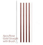 Reusable Stainless Steel Straws: Colorful and Eco-Friendly