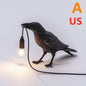 Stunning Resin Bird Wall Lamp: Auspicious Decor for Your Home