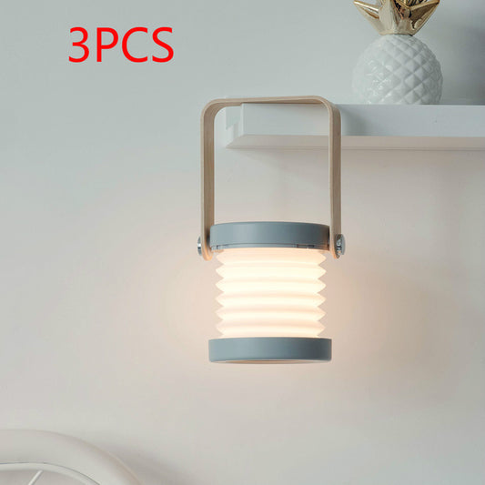 Portable LED Night Light: Foldable and Dimmable Lantern