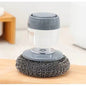 Kitchen Palm Brush: Soap Dispenser for Easy Cleaning