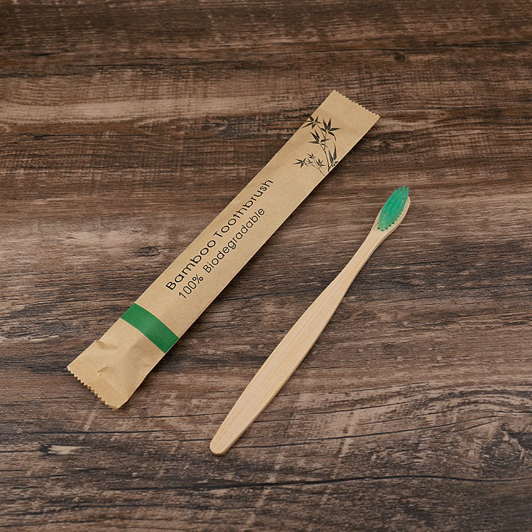 10 Pcs Bamboo Charcoal Toothbrushes - Soft Bristles, Eco-Friendly, Colorful Set for Dental Oral Care