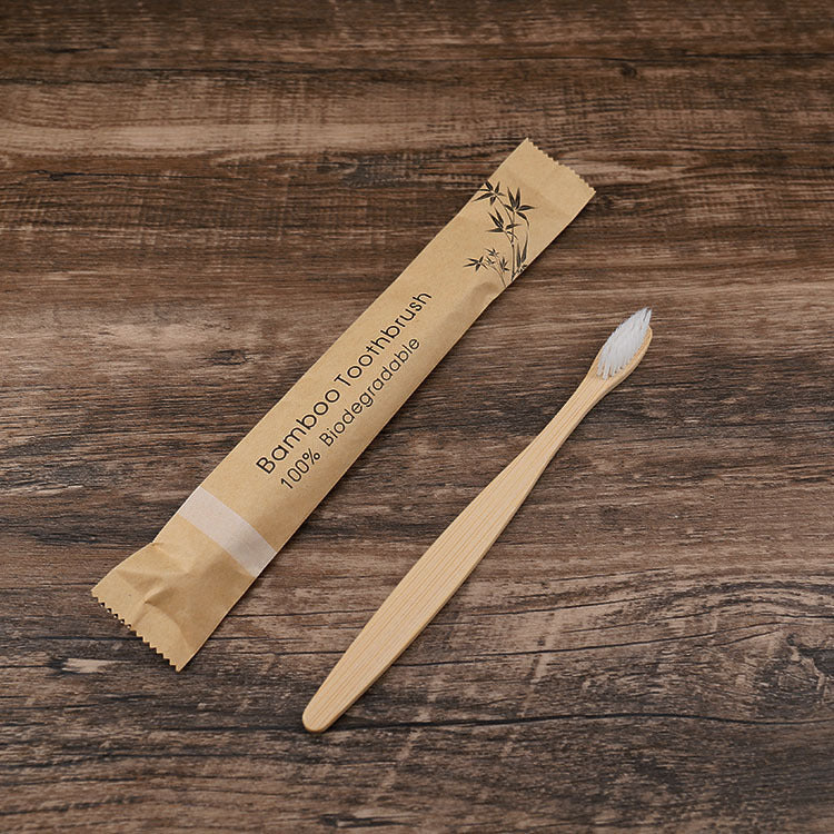 10 Pcs Bamboo Charcoal Toothbrushes - Soft Bristles, Eco-Friendly, Colorful Set for Dental Oral Care
