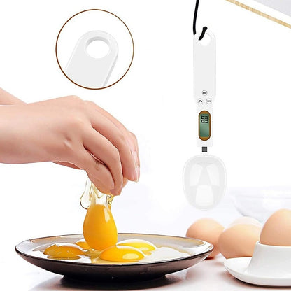 AccuMeasure Digital Kitchen Scale Spoon: LCD Display, 0.1g-500g Precision for Cooking and Baking