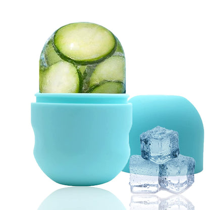 Ice Face Roller: Enhance Your Natural Glow with Ice Mold for Face, Eyes, and Neck