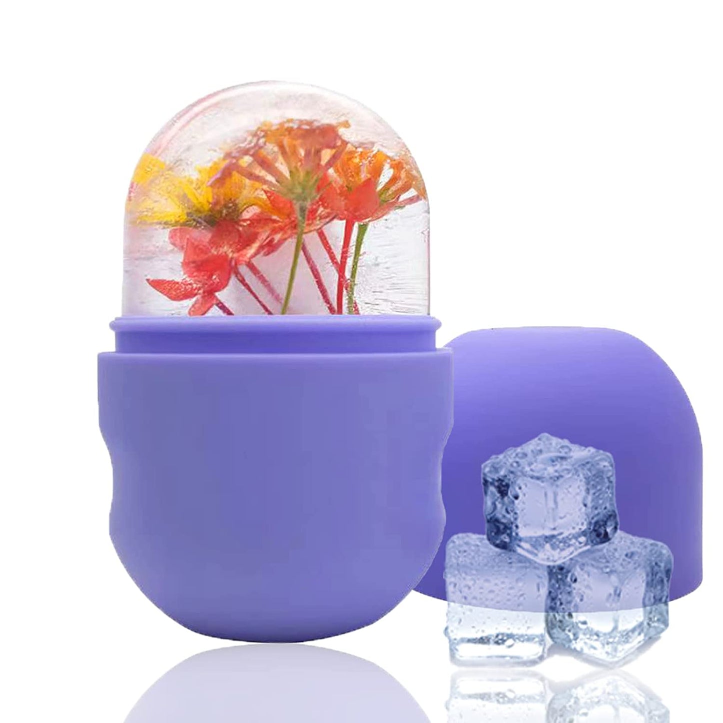 Ice Face Roller: Enhance Your Natural Glow with Ice Mold for Face, Eyes, and Neck