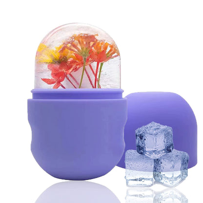 Ice Face Roller: Enhance Your Natural Glow with Ice Mold for Face, Eyes, and Neck