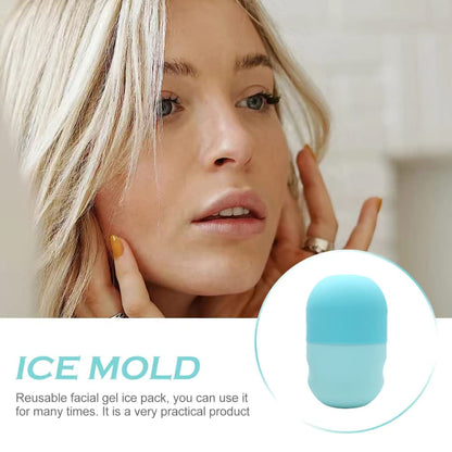 Ice Face Roller: Enhance Your Natural Glow with Ice Mold for Face, Eyes, and Neck