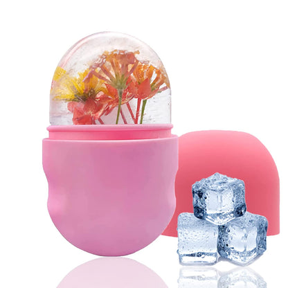 Ice Face Roller: Enhance Your Natural Glow with Ice Mold for Face, Eyes, and Neck