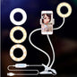 Adjustable LED Selfie Ring Light | 8cm Stand | Perfect for Makeup & Live Streaming