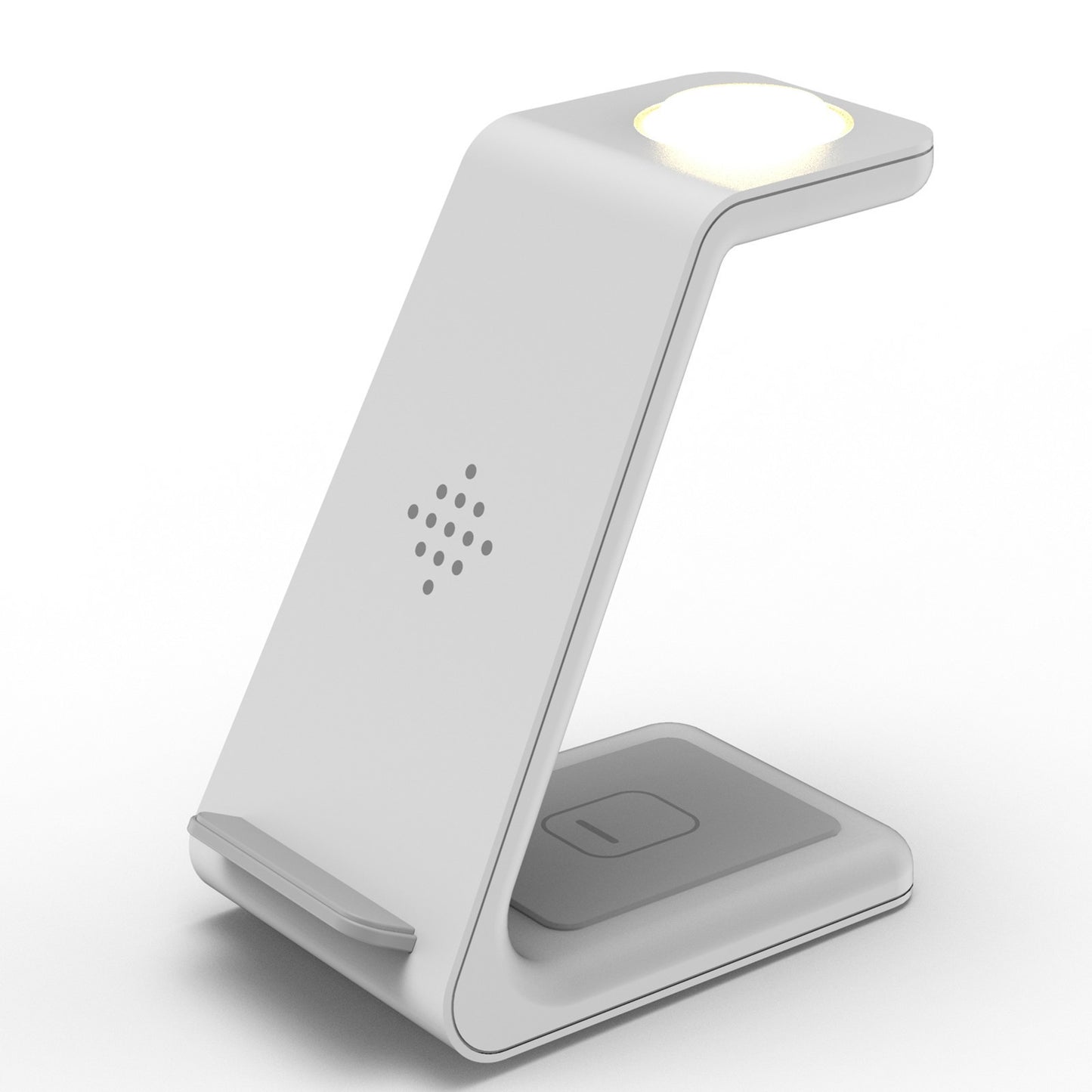 3-in-1 Fast Wireless Charging Station: Quick Charge Dock & Phone Holder Stand