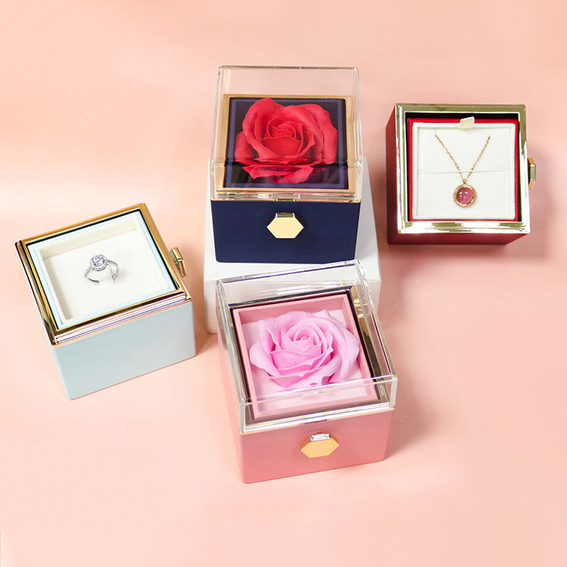 Rotating Rose Gift Box: Perfect Valentine's Day Surprise