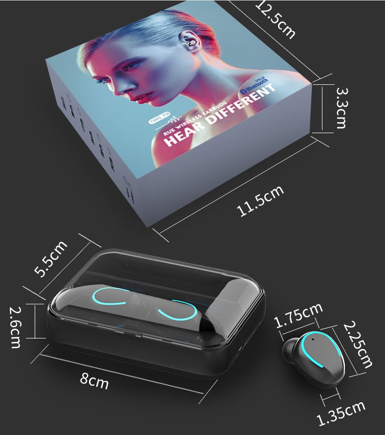 Wireless Bluetooth Headphones with Mic, Power Bank & Phone Stand | All-in-One Multifunctional Set
