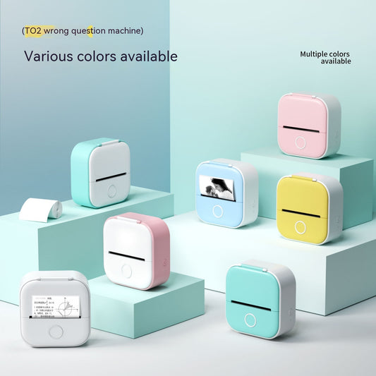 Portable Bluetooth Mini Thermal Label Printer for Home, Photos & Price Tags